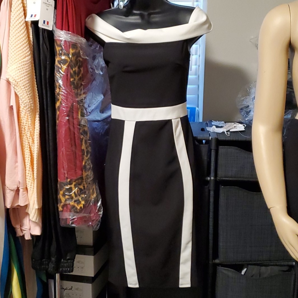 Black and White Dress